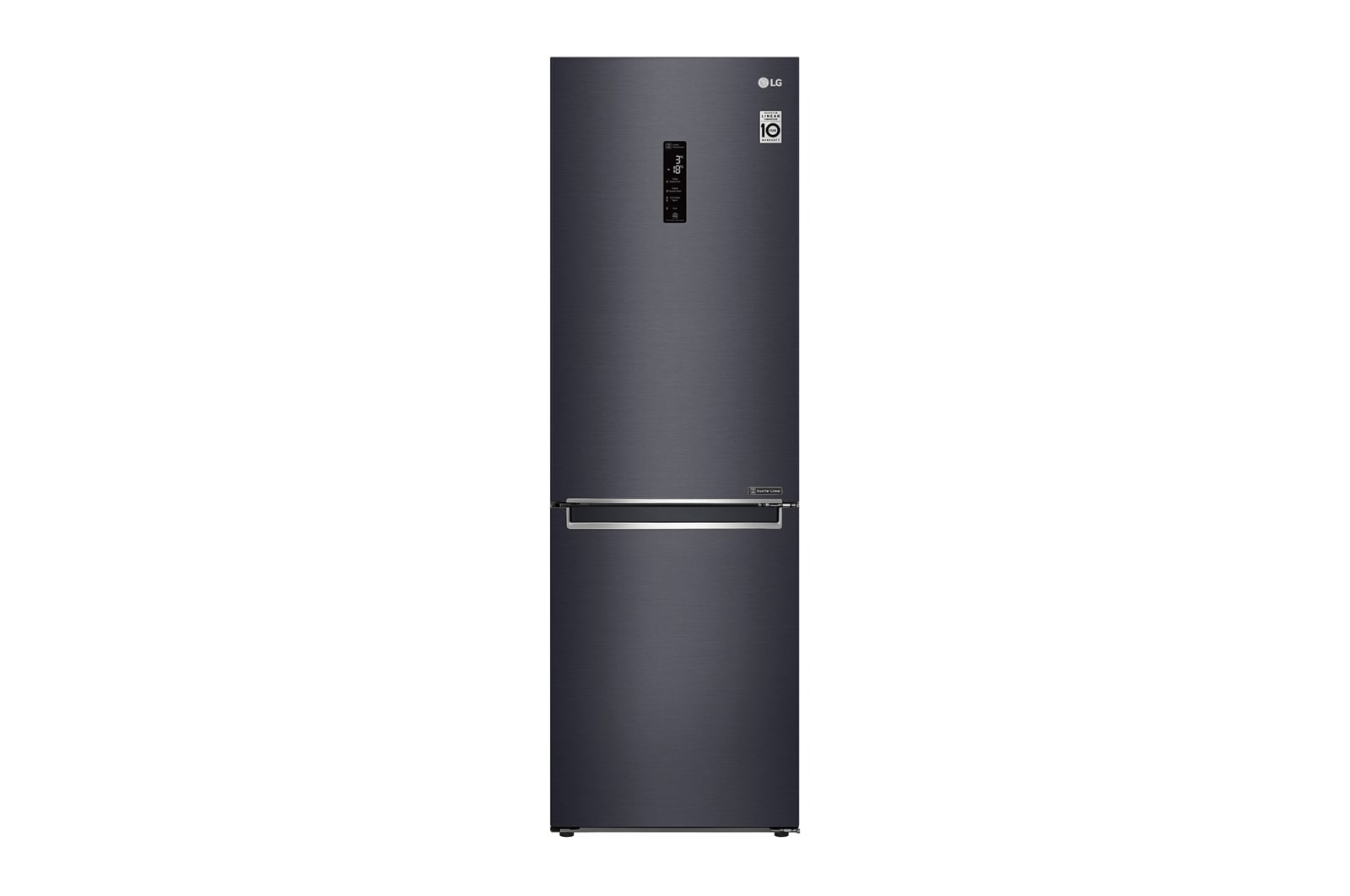 LG 341 л, Холодильник LG DoorCooling+ с нижней морозильной камерой, Инверторный Линейный компрессор, GA-B459SBDZ