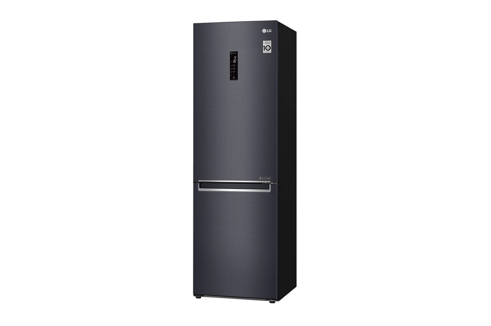 LG 341 л, Холодильник LG DoorCooling+ с нижней морозильной камерой, Инверторный Линейный компрессор, GA-B459SBDZ