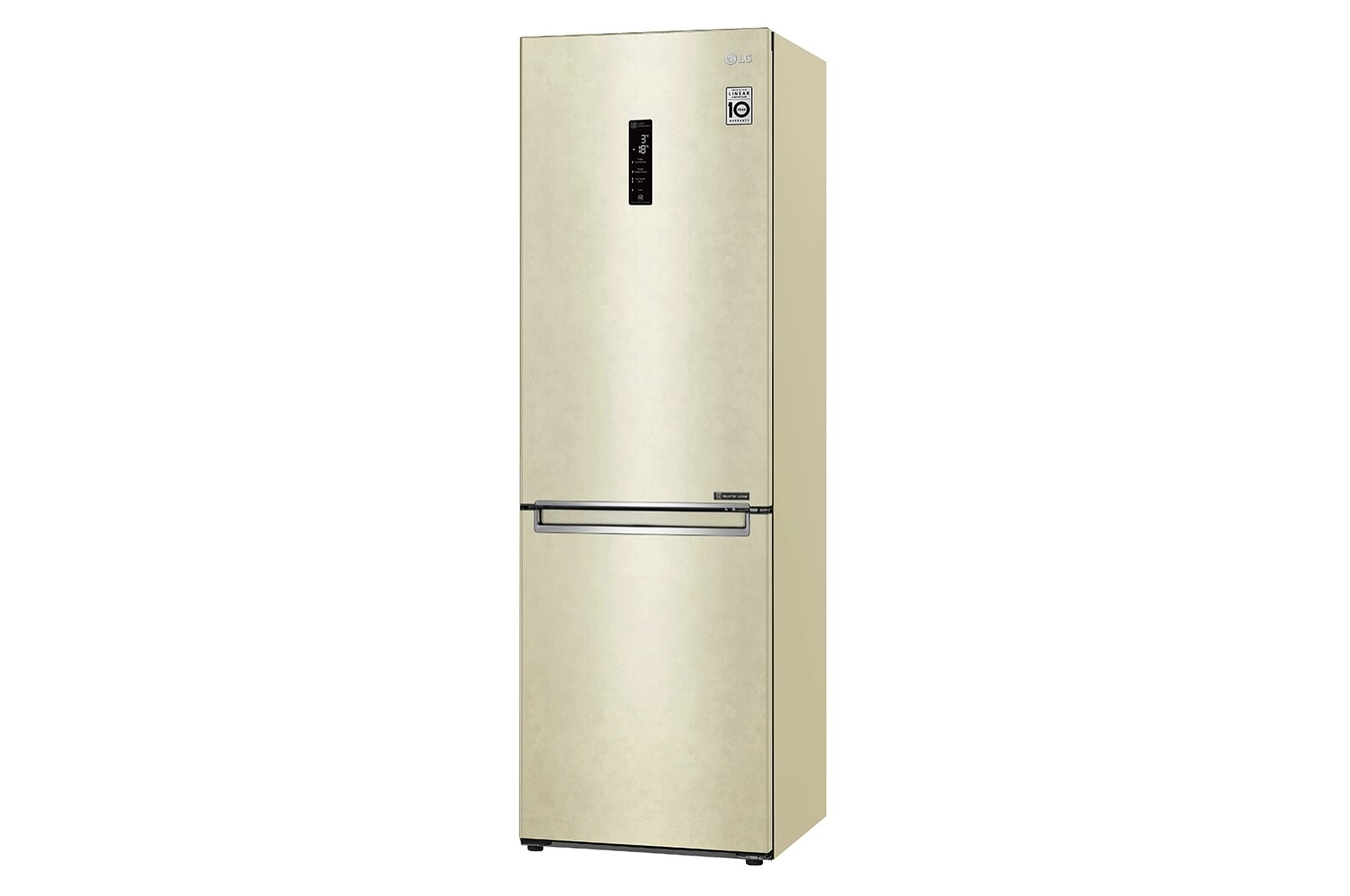 LG 341 л, Холодильник LG DoorCooling+ с нижней морозильной камерой, Инверторный Линейный компрессор, GA-B459SEHZ