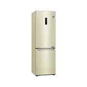 LG 341 л, Холодильник LG DoorCooling+ с нижней морозильной камерой, Инверторный Линейный компрессор, GA-B459SEQZ