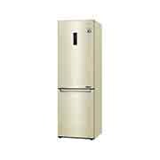LG 341 л, Холодильник LG DoorCooling+ с нижней морозильной камерой, Инверторный Линейный компрессор, GA-B459SEQZ