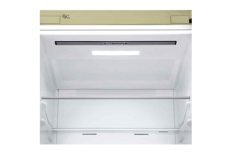 LG 341 л, Холодильник LG DoorCooling+ с нижней морозильной камерой, Инверторный Линейный компрессор, GA-B459SEQZ