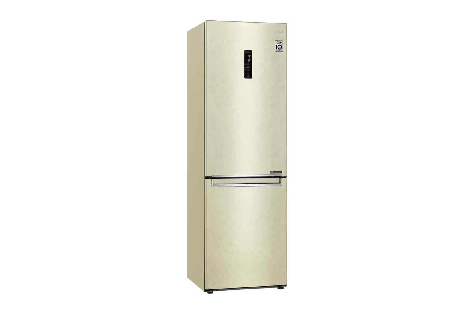 LG 341 л, Холодильник LG DoorCooling+ с нижней морозильной камерой, Инверторный Линейный компрессор, GA-B459SEQZ