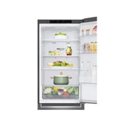 LG 341 л, Холодильник LG DoorCooling+ с нижней морозильной камерой, Смарт Инверторный компрессор, GA-B459SLCL