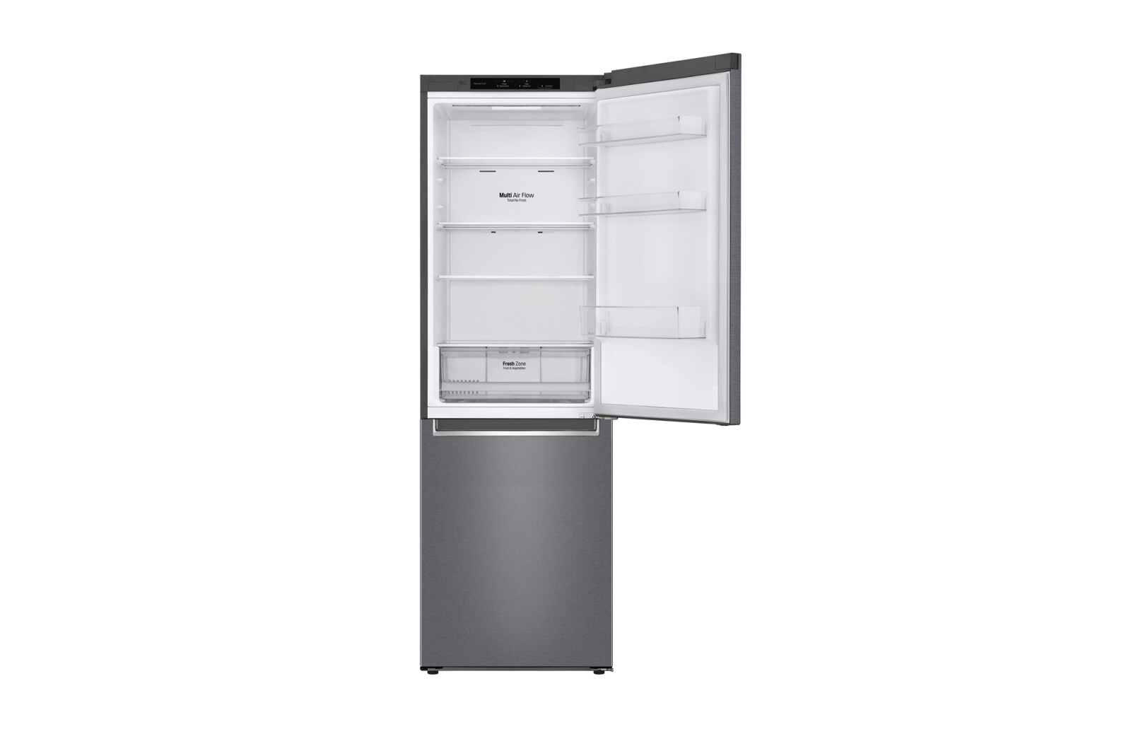 LG 341 л, Холодильник LG DoorCooling+ с нижней морозильной камерой, Смарт Инверторный компрессор, GA-B459SLCL