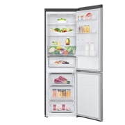 LG 341 л, Холодильник LG DoorCooling+ с нижней морозильной камерой, Инверторный Линейный компрессор, GA-B459SMHZ