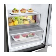 LG 341 л, Холодильник LG DoorCooling+ с нижней морозильной камерой, Инверторный Линейный компрессор, GA-B459SMHZ