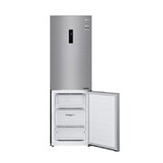 LG 341 л, Холодильник LG DoorCooling+ с нижней морозильной камерой, Инверторный Линейный компрессор, GA-B459SMHZ