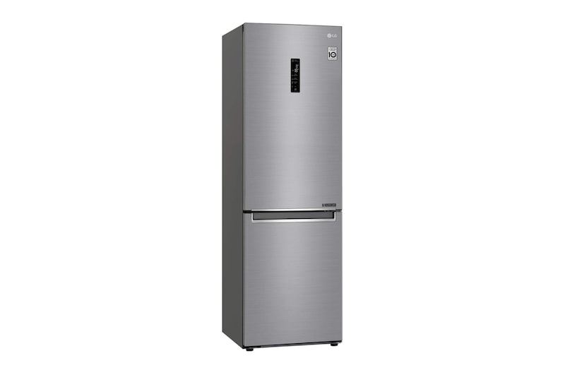 LG 341 л, Холодильник LG DoorCooling+ с нижней морозильной камерой, Инверторный Линейный компрессор, GA-B459SMHZ