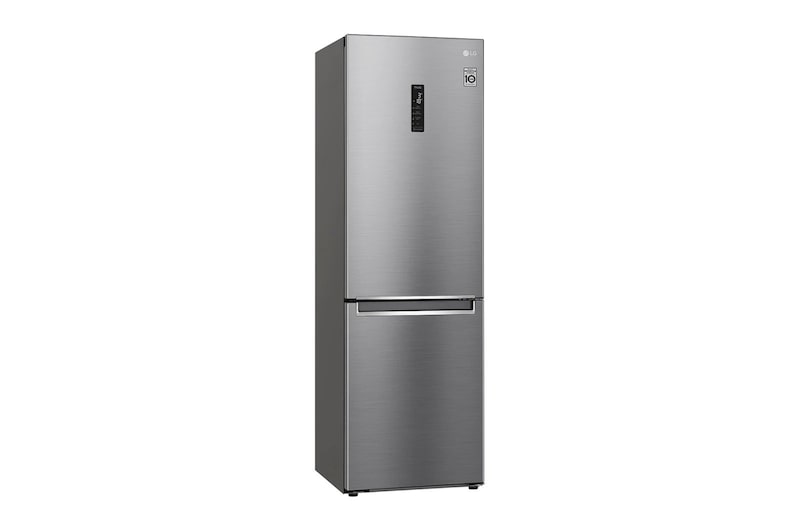 LG 341 л, Холодильник LG DoorCooling+ с нижней морозильной камерой, Смарт Инверторный компрессор, GA-B459SMQM