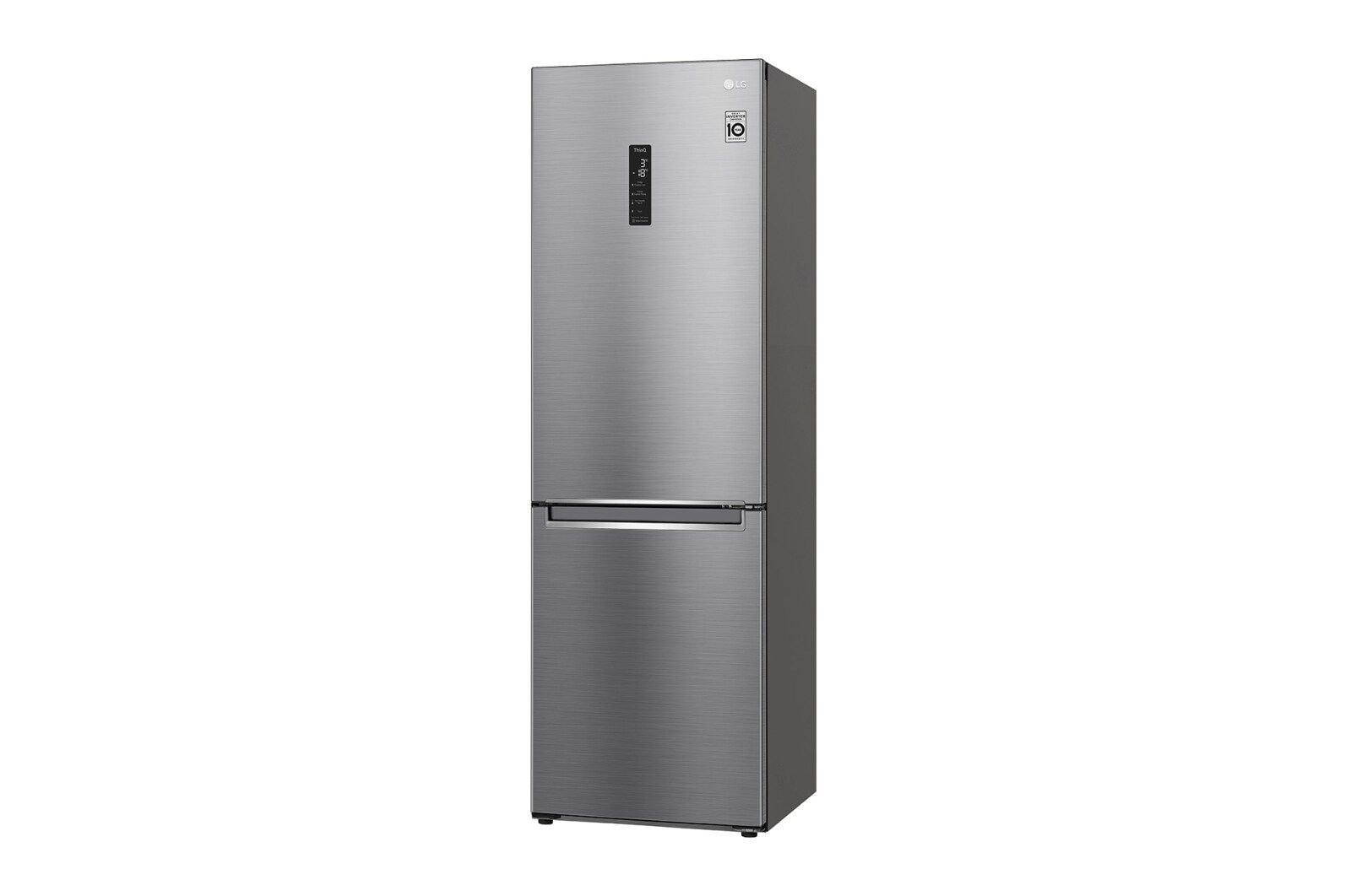 LG Объем 374л | DoorCooling+ | Бежевый | Сенсорный дисплей, LG ThinQ, Wi-Fi, Складная полка, GA-B459SEQM