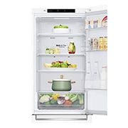 LG 341 л, Холодильник LG DoorCooling+ с нижней морозильной камерой, Смарт Инверторный компрессор, GA-B459SQCL