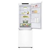 LG 341 л, Холодильник LG DoorCooling+ с нижней морозильной камерой, Смарт Инверторный компрессор, GA-B459SQCL