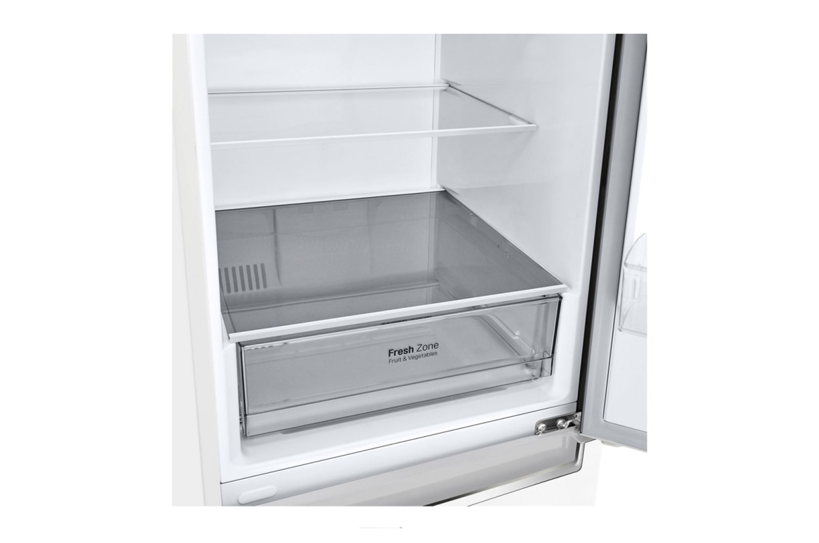 LG 341 л, Холодильник LG DoorCooling+ с нижней морозильной камерой, Смарт Инверторный компрессор, GA-B459SQCL