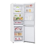 LG 341 л, Холодильник LG DoorCooling+ с нижней морозильной камерой, Инверторный Линейный компрессор, GA-B459SQHZ