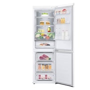 LG 341 л, Холодильник LG DoorCooling+ с нижней морозильной камерой, Смарт Инверторный компрессор, GA-B459SQQM