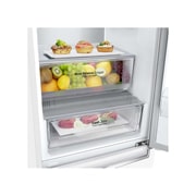 LG 341 л, Холодильник LG DoorCooling+ с нижней морозильной камерой, Смарт Инверторный компрессор, GA-B459SQQM