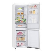 LG 341 л, Холодильник LG DoorCooling+ с нижней морозильной камерой, Смарт Инверторный компрессор, GA-B459SQQM