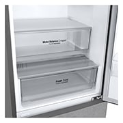 LG Объем 419л | DoorCooling+ | Темный мрамор | Metal Fresh, Складная полка, Moist Balance Crisper, Total No Frost, GA-B509CCIL