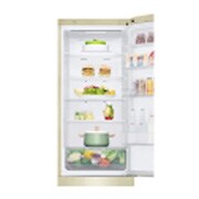 LG 384 л, Холодильник LG DoorCooling+ с нижней морозильной камерой, Смарт Инверторный компрессор, GA-B509CEWL