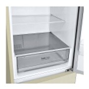 LG 384 л, Холодильник LG DoorCooling+ с нижней морозильной камерой, Смарт Инверторный компрессор, GA-B509CEWL