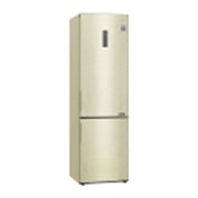 LG 384 л, Холодильник LG DoorCooling+ с нижней морозильной камерой, Смарт Инверторный компрессор, GA-B509CEWL