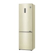 LG 384 л, Холодильник LG DoorCooling+ с нижней морозильной камерой, Смарт Инверторный компрессор, GA-B509CEWL