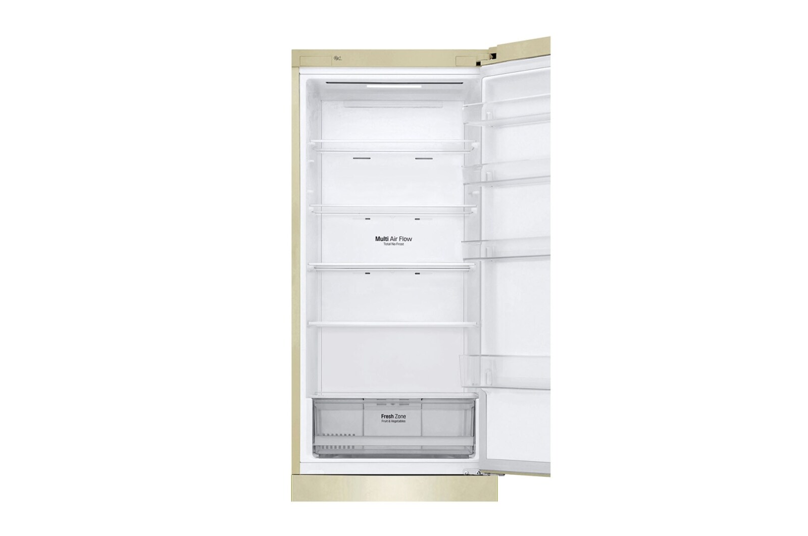 LG 384 л, Холодильник LG DoorCooling+ с нижней морозильной камерой, Смарт Инверторный компрессор, GA-B509CEWL