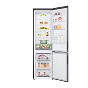 LG 384 л, Холодильник LG DoorCooling+ с нижней морозильной камерой, Смарт Инверторный компрессор, GA-B509CLSL