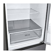 LG 384 л, Холодильник LG DoorCooling+ с нижней морозильной камерой, Смарт Инверторный компрессор, GA-B509CLSL