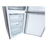LG 384 л, Холодильник LG DoorCooling+ с нижней морозильной камерой, Смарт Инверторный компрессор, GA-B509CLSL