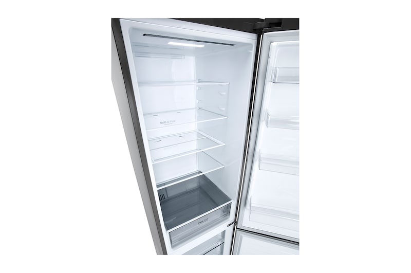 LG 384 л, Холодильник LG DoorCooling+ с нижней морозильной камерой, Смарт Инверторный компрессор, GA-B509CLSL