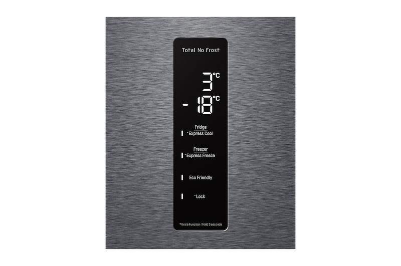 LG 384 л, Холодильник LG DoorCooling+ с нижней морозильной камерой, Смарт Инверторный компрессор, GA-B509CLSL