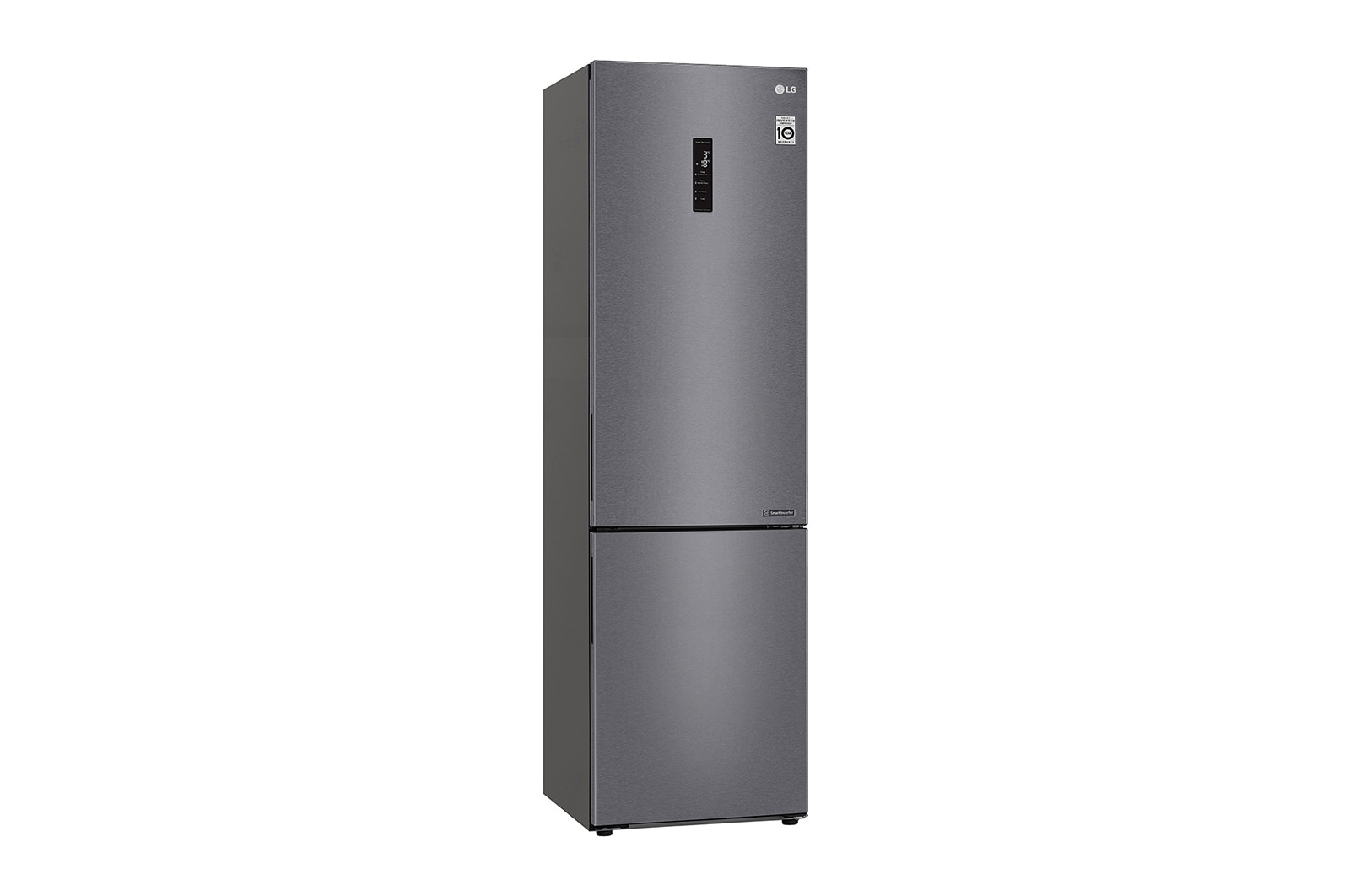 LG 384 л, Холодильник LG DoorCooling+ с нижней морозильной камерой, Смарт Инверторный компрессор, GA-B509CLSL
