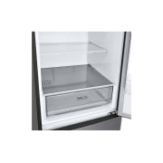 LG 384 л, Холодильник LG DoorCooling+ с нижней морозильной камерой, Смарт Инверторный компрессор, GA-B509CLWL