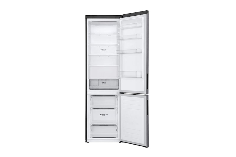 LG 384 л, Холодильник LG DoorCooling+ с нижней морозильной камерой, Смарт Инверторный компрессор, GA-B509CLWL