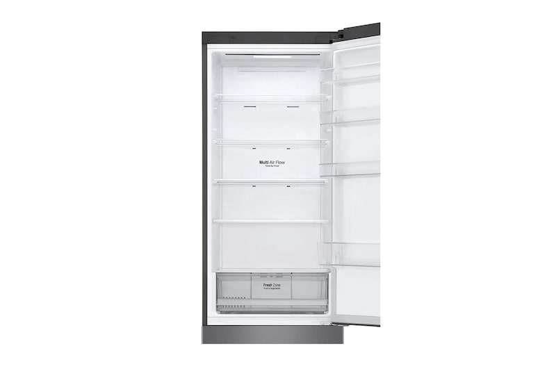 LG 384 л, Холодильник LG DoorCooling+ с нижней морозильной камерой, Смарт Инверторный компрессор, GA-B509CLWL