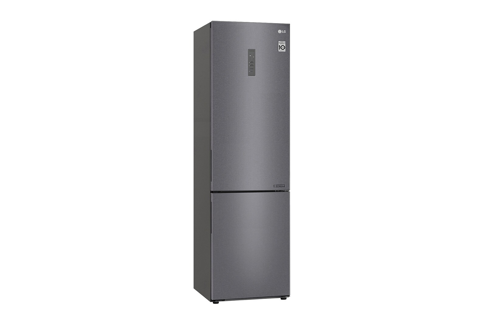 LG 384 л, Холодильник LG DoorCooling+ с нижней морозильной камерой, Смарт Инверторный компрессор, GA-B509CLWL