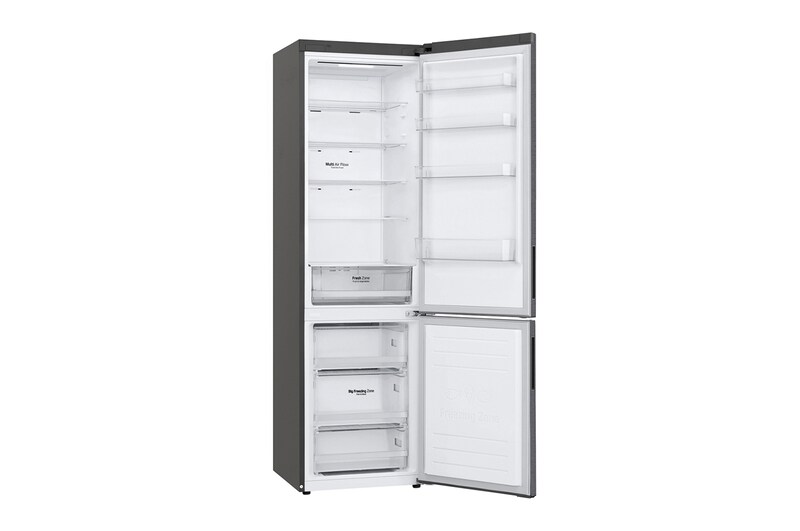 LG 384 л, Холодильник LG DoorCooling+ с нижней морозильной камерой, Смарт Инверторный компрессор, GA-B509CLWL