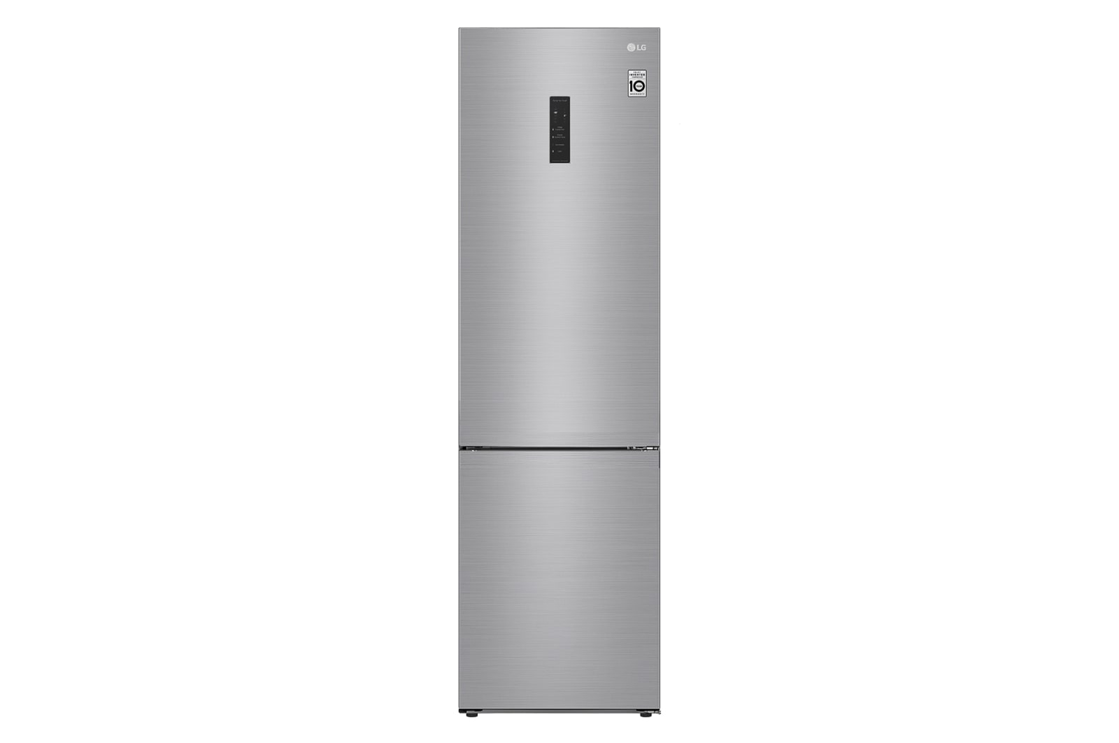 Вид Объем 419л | DoorCooling&#43; | Серебристый | Metal Fresh, Складная полка, Moist Balance Crisper, Total No Frost GA-B509CMTL спереди