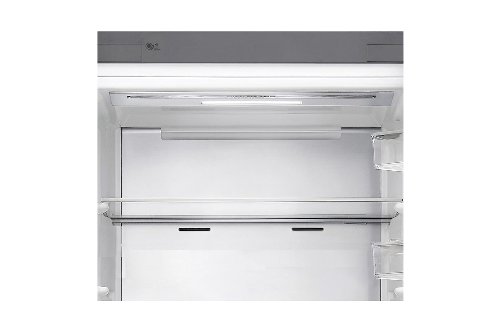 LG Объем 419л | DoorCooling+ | Серебристый | Metal Fresh, Складная полка, Moist Balance Crisper, Total No Frost, GA-B509CMTL