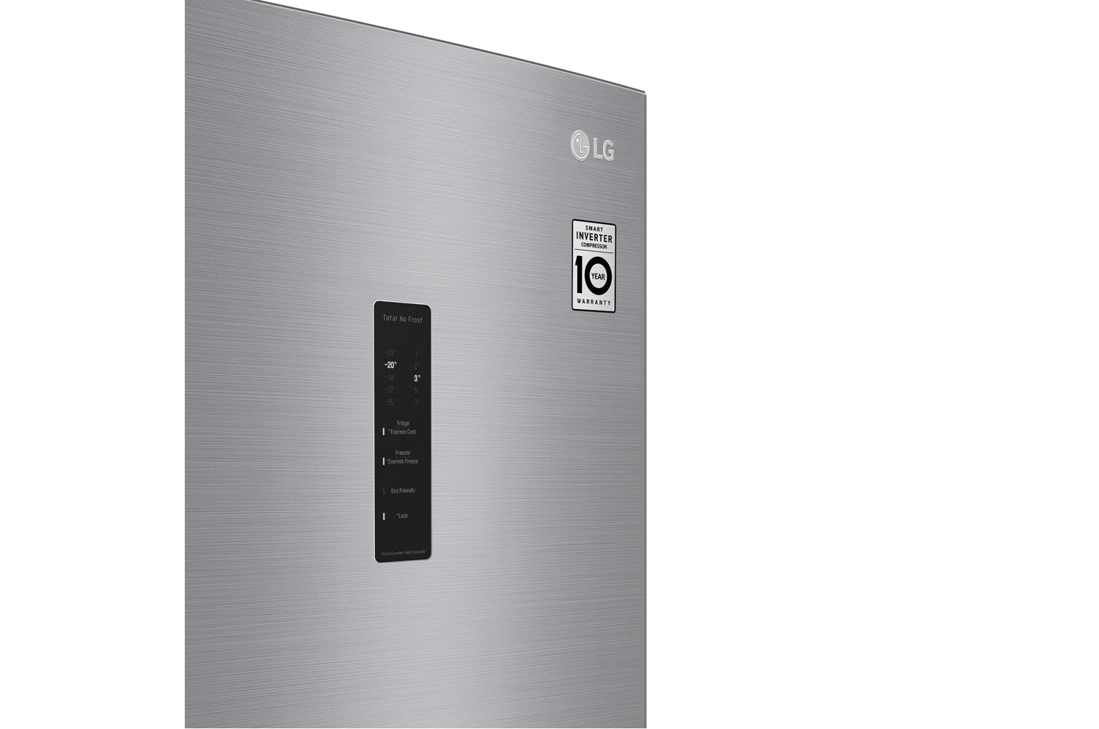 LG Объем 419л | DoorCooling+ | Серебристый | Metal Fresh, Складная полка, Moist Balance Crisper, Total No Frost, GA-B509CMTL