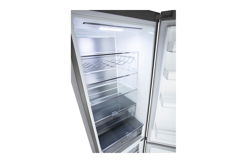 LG 384 л, Холодильник LG DoorCooling+ с нижней морозильной камерой, Fresh Balancer, Fresh Converter, GA-B509MCUM