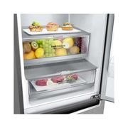 LG 384 л, Холодильник LG DoorCooling+ с нижней морозильной камерой, Fresh Balancer, Fresh Converter, GA-B509MCUM