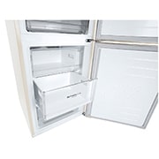 LG 384 л, Холодильник LG DoorCooling+ с нижней морозильной камерой, ThinQ, Складная полка, GA-B509MEQM