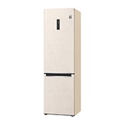 LG 384 л, Холодильник LG DoorCooling+ с нижней морозильной камерой, ThinQ, Складная полка, GA-B509MEQM