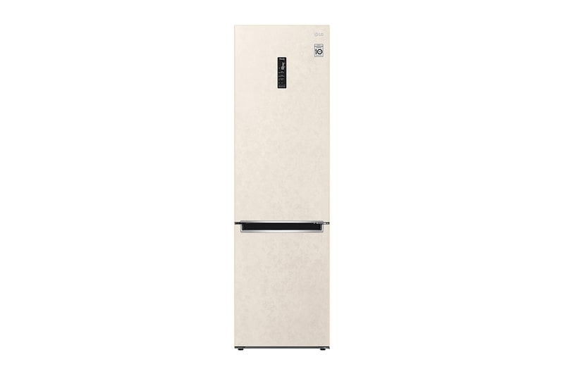 LG 384 л, Холодильник LG DoorCooling+ с нижней морозильной камерой, ThinQ, Складная полка, GA-B509MEQM