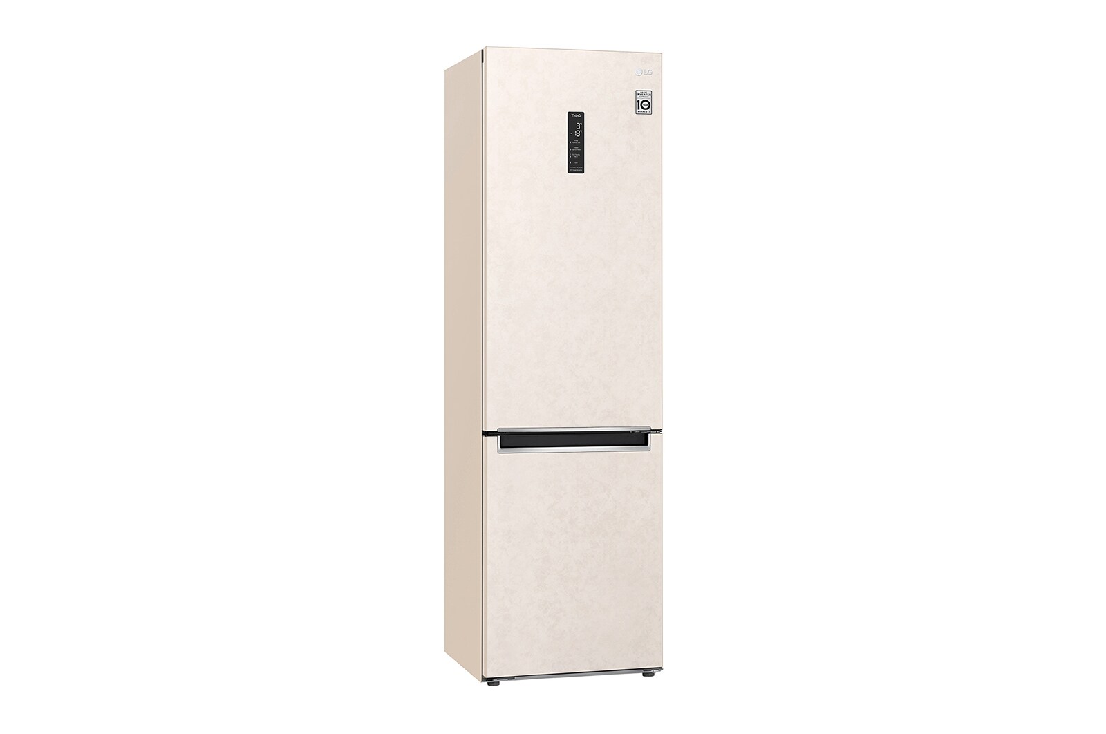 LG 384 л, Холодильник LG DoorCooling+ с нижней морозильной камерой, ThinQ, Складная полка, GA-B509MEQM