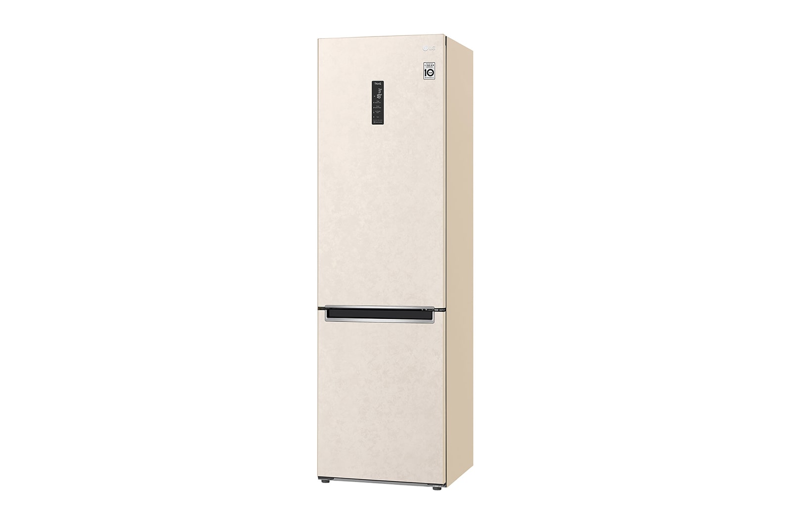 LG 384 л, Холодильник LG DoorCooling+ с нижней морозильной камерой, ThinQ, Складная полка, GA-B509MEQM