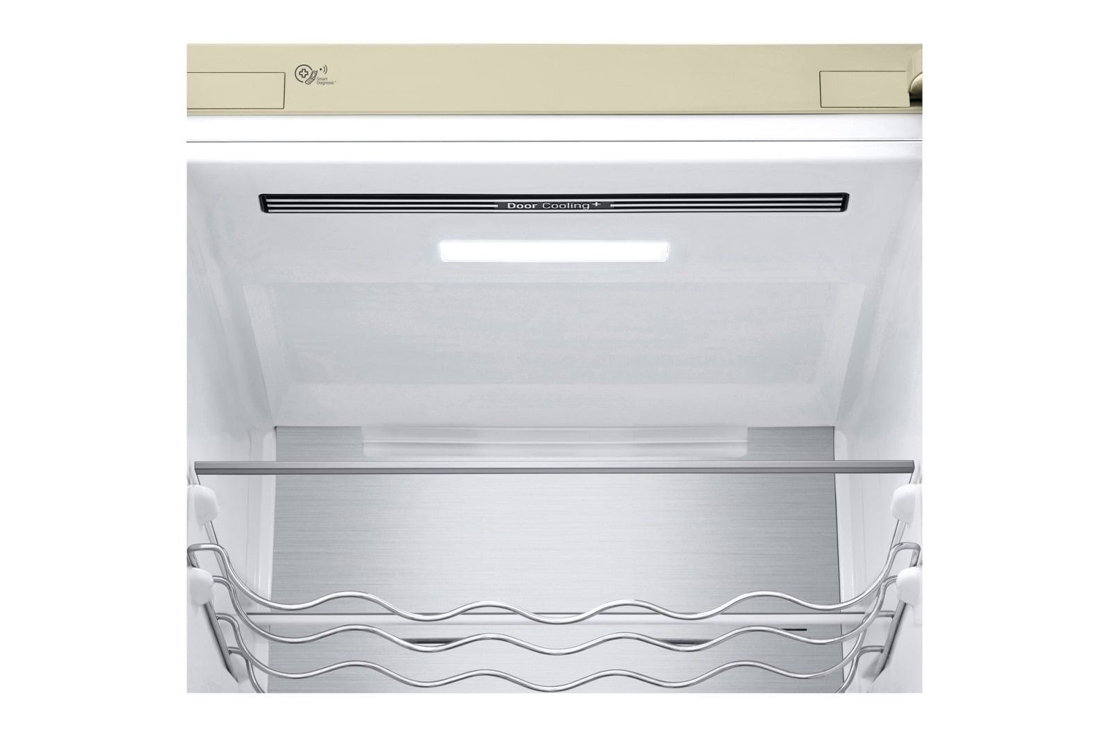 LG Объем 419л | DoorCooling+ | Бежевый | Зоны свежести, Metal Fresh, Складная полка, Винная полка, Wi-Fi, GA-B509MEUM